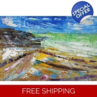 Beautiful colourful abstract beac..