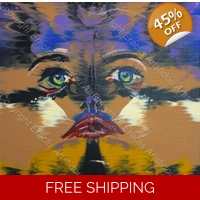 Butterfly Portrait Blue Crow 308