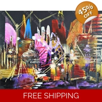 City of London Abstract Painting ..