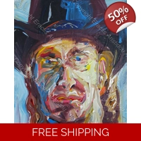 Cowboy Expresstion Portrait 364