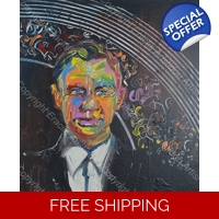 Daniel Craig colourful portrait 924