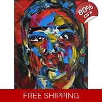 Dua Lipa Kiss Abstract Portrait 156