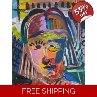 Expresstion Cubist Women Portrait..