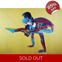 SOLD Firefly Yoga Pose 890 Acryli..