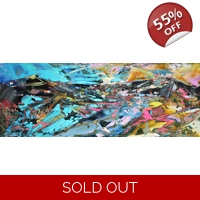 SOLD Iridescent Abstract Landscap..