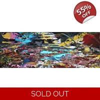 SOLD Iridescent Abstract Landscap..
