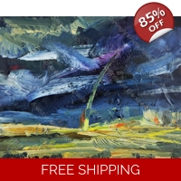 Abstract Rainbow landscape 968