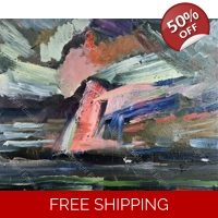 Abstract Rainbow landscape 978