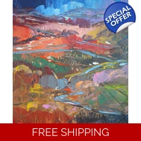 Pastel Landscape Abstract 210