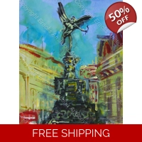 Piccadilly Eros Fountain London 351