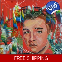 Portrait Elvis New York City 576