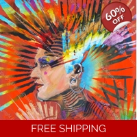 Portrait Punk Rock Style 632