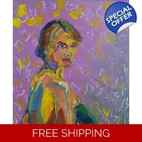 Taylor Swift colourful portrait 932