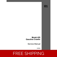 CASE 420 GASOLINE CRAWLER SERVICE REPAIR MANUAL