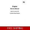 CASE ENGINE G4.0 AND G4.0T 4 CYLINDER ENGINES SERVICE REPAIR MANUAL