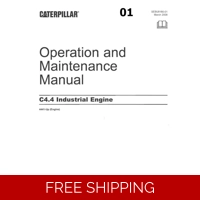 01 CATERPILLAR 4.4 INDUSTRIAL ENGINE OPERATION AND MAINTENANCE MANUAL