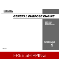 HONDA GXV SERIES GXV340A2 CODE GJADA GEAAA PARTS MANUAL