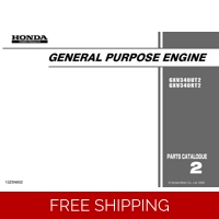 HONDA GXV SERIES GXV340UT2 RT2 CODE GJACT PARTS MANUAL