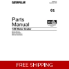 01 CATERPILLAR 14M MOTOR GRADER PARTS MANUAL