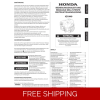 HONDA IGX SERIES IGX440 OPERATORS SERVICE MANUAL