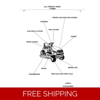 KUBOTA-GARDEN TRACTOR T1400H PARTS MANUAL