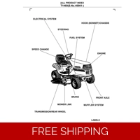 KUBOTA-GARDEN TRACTOR T1460 PARTS MANUAL