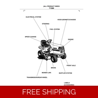 KUBOTA-GARDEN TRACTOR T1560 PARTS MANUAL