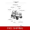 KUBOTA-GARDEN TRACTOR T1570 PARTS MANUAL