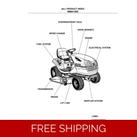 KUBOTA-GARDEN TRACTOR T1570 PARTS MANUAL