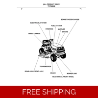 KUBOTA-GARDEN TRACTOR T1700HX PARTS MANUAL