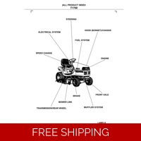 KUBOTA-GARDEN TRACTOR T1760 PARTS MANUAL