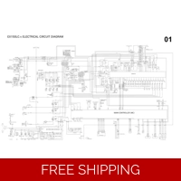 HITACHI EX 150LC-5 , EX 160LC-5 ELECTRICAL & HYDRAULIC DIAGRAMS