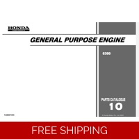 HONDA G 300 SERIES ENGINES PARTS MANUAL
