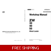HITACHI ZW 30-40-50 WHEEL LOADER WORKSHOP MANUAL