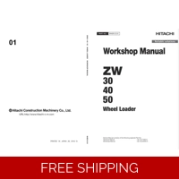 HITACHI ZW 30-40-50 WHEEL LOADER WORKSHOP MANUAL