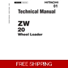 HITACHI ZW20 WHEEL LOADER TECHNICAL MANUAL