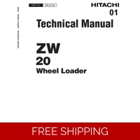 HITACHI ZW20 WHEEL LOADER TECHNICAL MANUAL