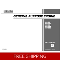 HONDA GC SERIES - CODE GCAJ GCAH GCAHA GCAAE GCABE ENGINES PARTS MANUAL