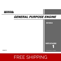 HONDA GC SERIES -GC160LA CODE GCAHA ENGINES PARTS MANUAL