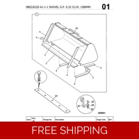 JCB 1CX BACKHOE LOADER PARTS MANUAL