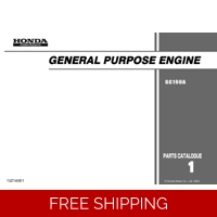 HONDA GC SERIES -GC190A CODE GCAAA ENGINES PARTS MANUAL