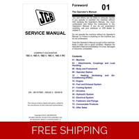 JCB 15C-1, 16C-1, 18Z-1, 19C-1, 19C-1 PC SERVICE REPAIR MANUAL