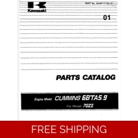 CUMMINS 6BTA5.9 ENGINE PARTS CATALOG [FOR KAWASAKI 70ZII]