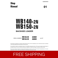 KOMATSU BACKHOE LOADER WB140-2 WORKSHOP MANUAL
