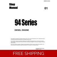 KOMATSU 2D94-2, 3D94-2, 4D94-2, 4D94-3 ENGINE SERIES WORKSHOP MANUAL