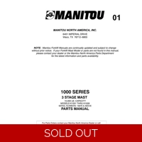 MANITOU 1000 SERIES PARTS MANUAL