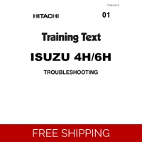 ISUZU 4H, 6H ENGINES TROUBLESHOOTING MANUAL RELATED WITH HITACHI PRODUCT