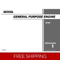HONDA GS SERIES -GS160A CODE GCABA PARTS MANUAL