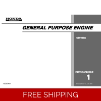 HONDA GSV SERIES -GSV190A CODE GJACA PARTS MANUAL