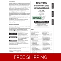 HONDA GX SERIES -GX100 OWNERS SERVICE MANUAL